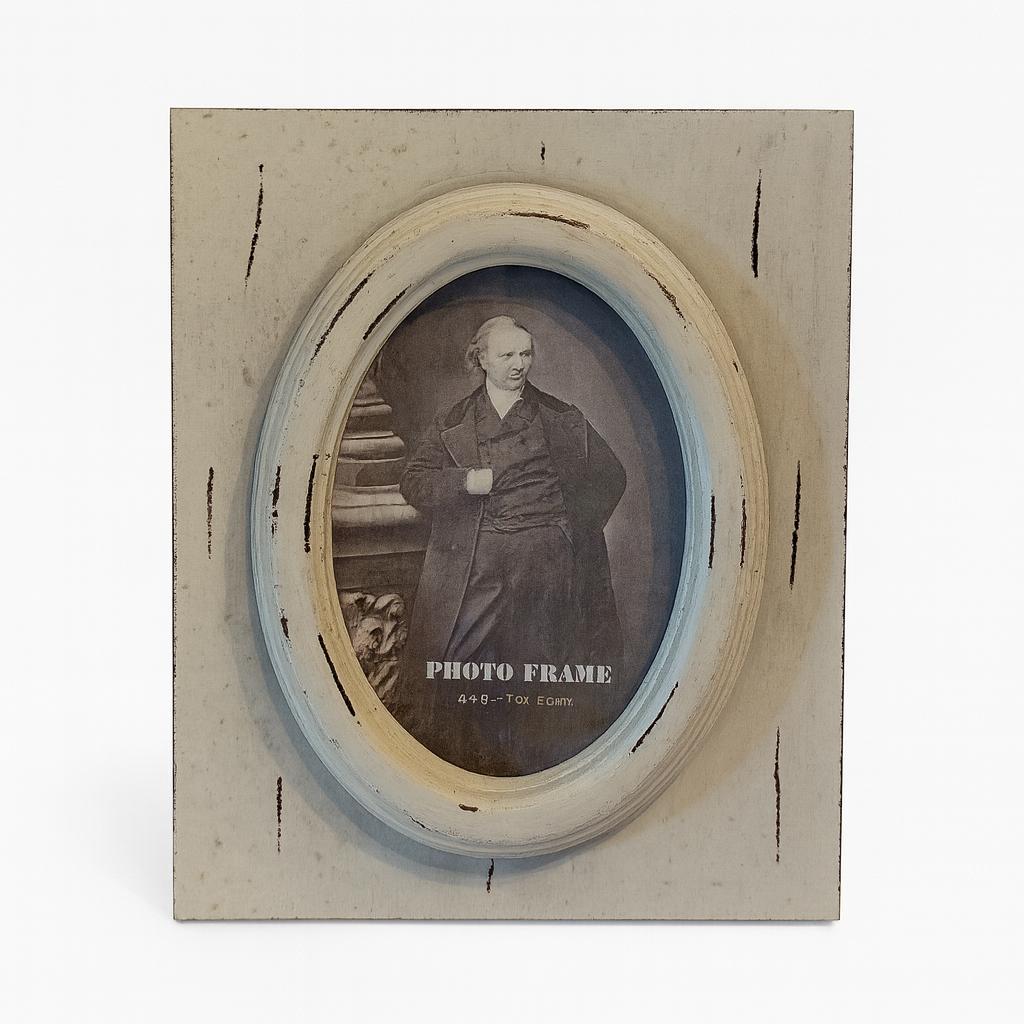 Antique-Style Oval Photo Frame – 10cmX15cm