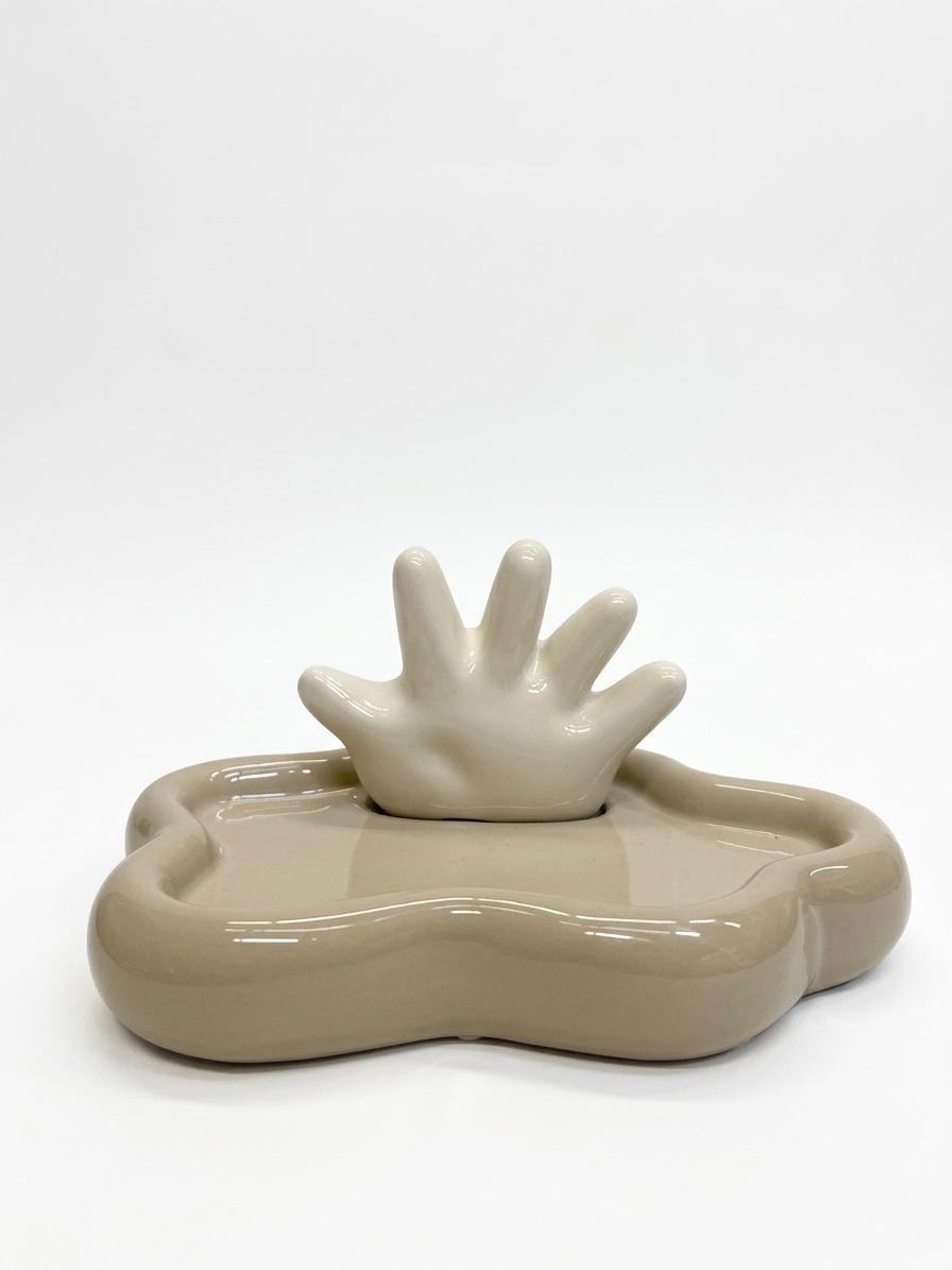 Abstract Hand Decorative Tray