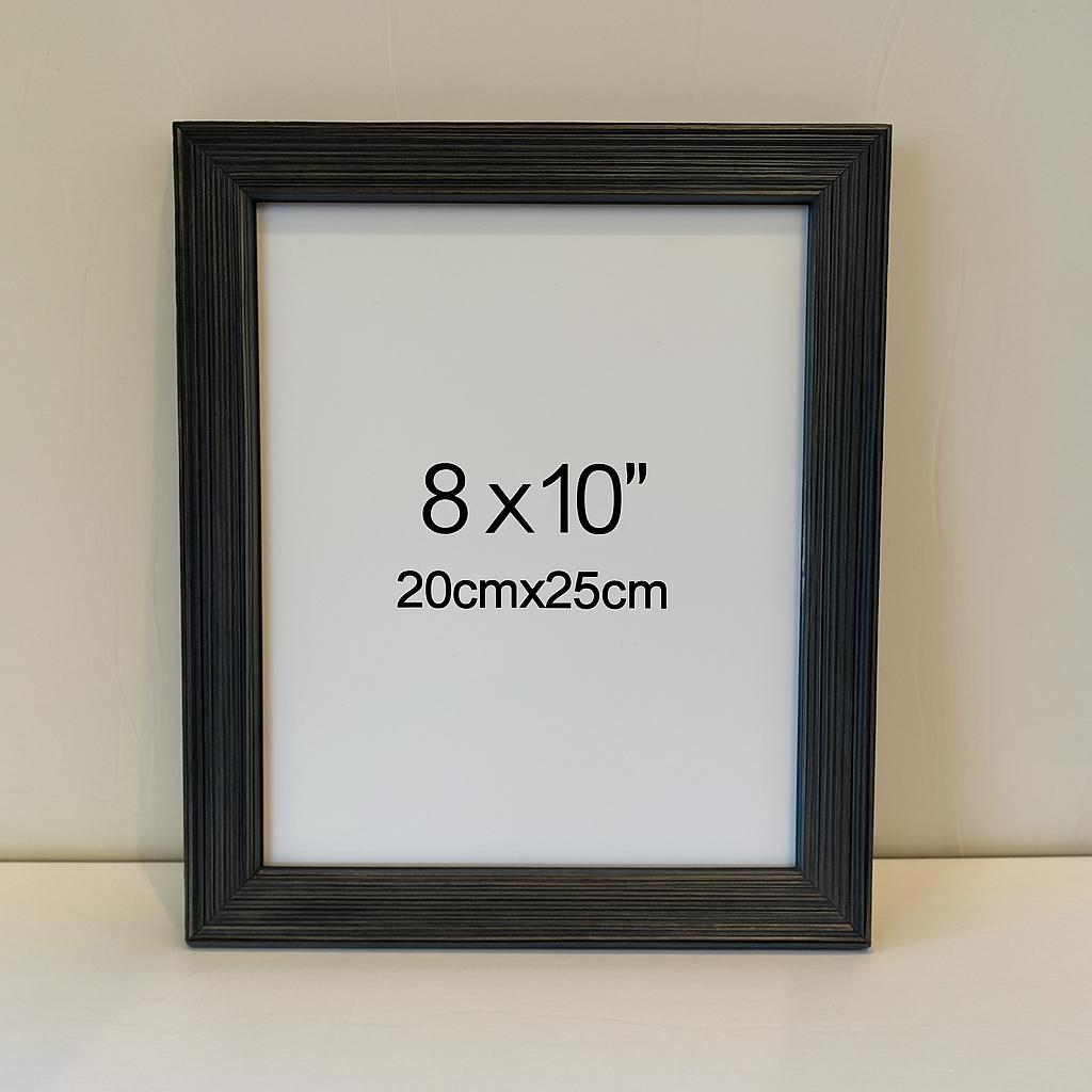 Classic Black Wooden Photo Frame – 20x25 cm (8x10”)