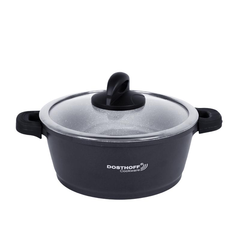 Dosthoff Premium Non-Stick Casserole with Glass Lid