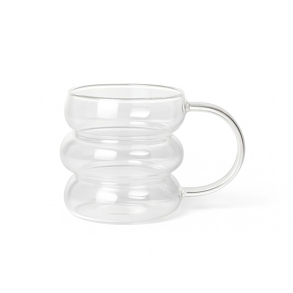 Bubble Double-Wall Glass Mug – 1 Piece
