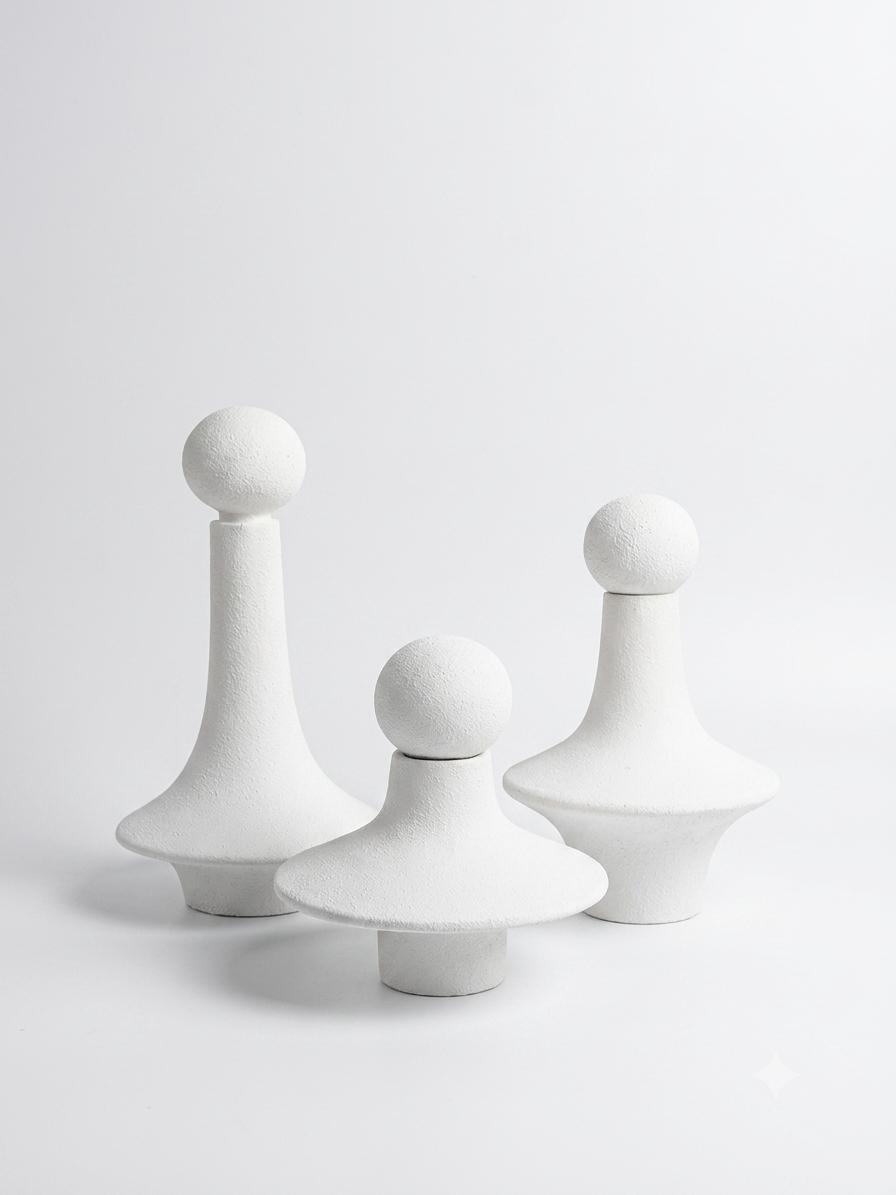 Modern Decorative Sculpture Set – Set of 3