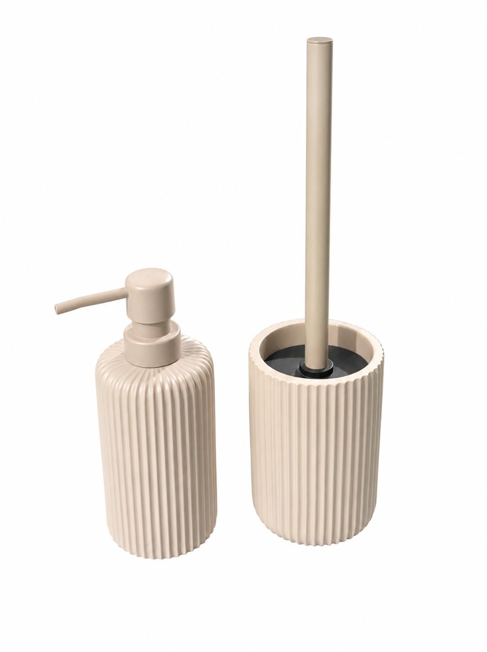 Bathroom Accessory Set – Soap Dispenser & Toilet Brush Holder
