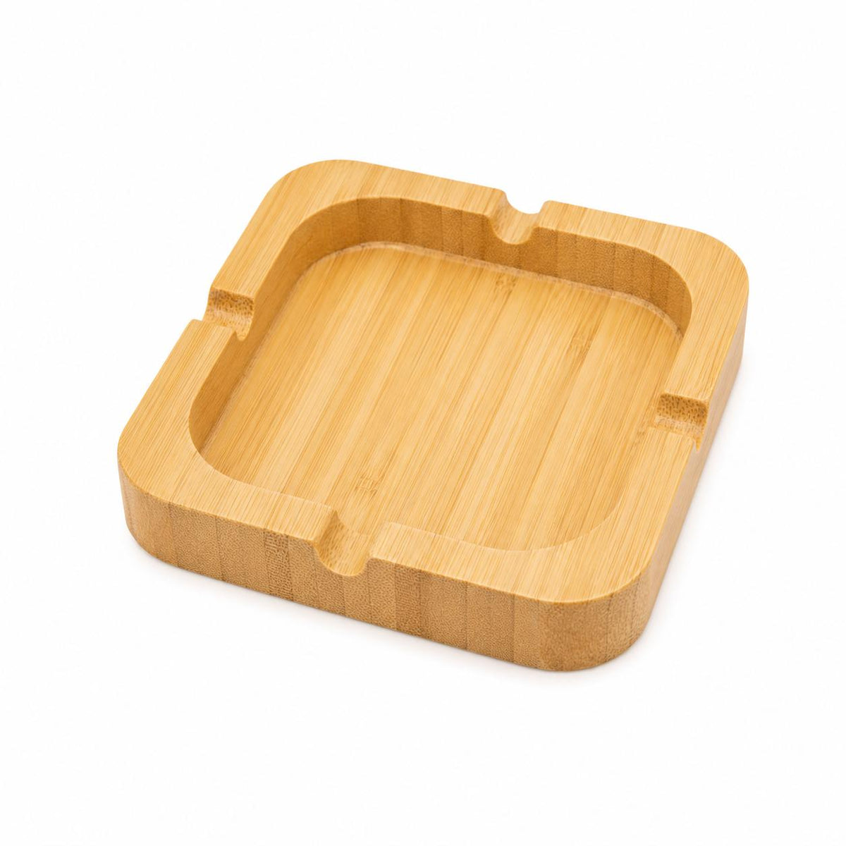 Square Bamboo Ashtray - 9.5cm