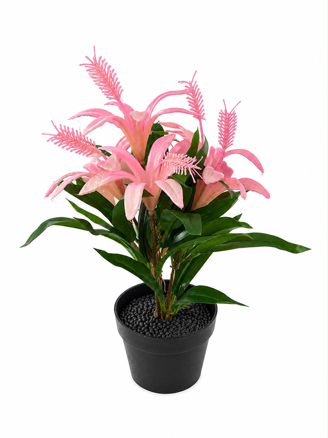 Artificial Tropical Flower Plant in Decorative Pot (30cm)
