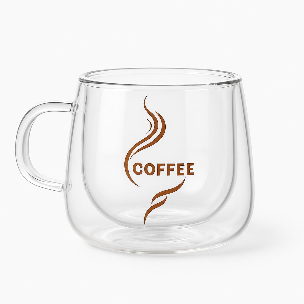 Double-Walled Glass Coffee Mug