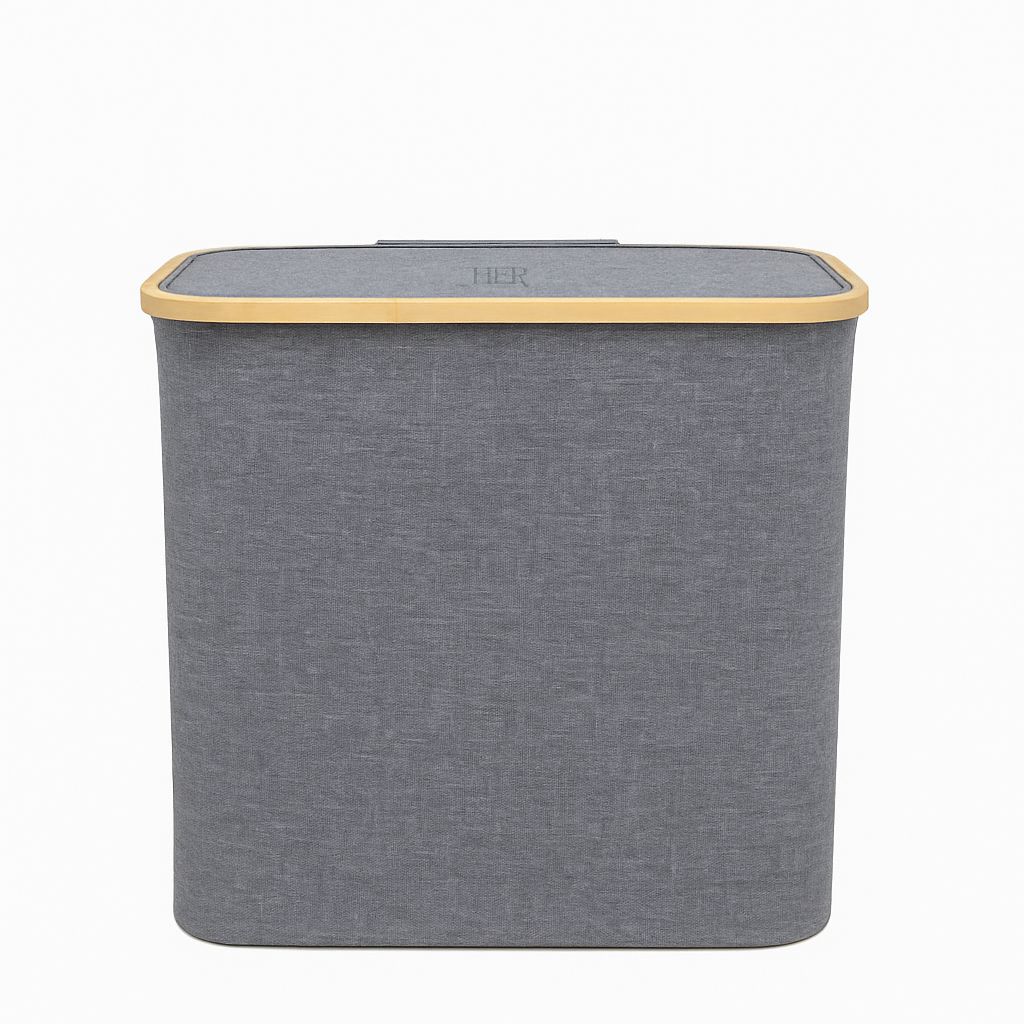 Rectangular Fabric Laundry Basket – HER Edition