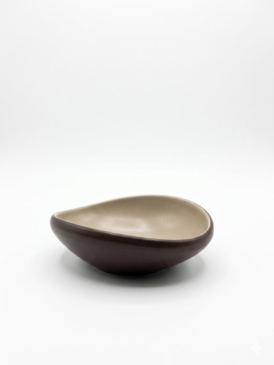 Modern Asymmetric Serving Bowl