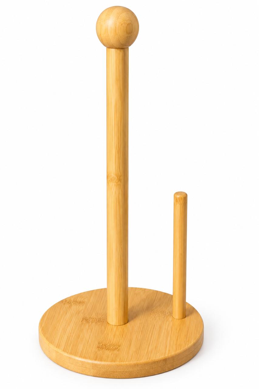 Bamboo Paper Towel Holder