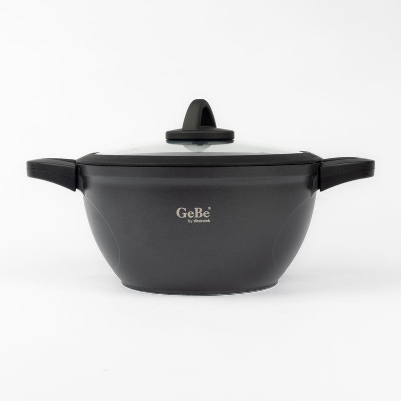 Round Non-Stick Deep Fryer with Glass Lid – GeBe Collection