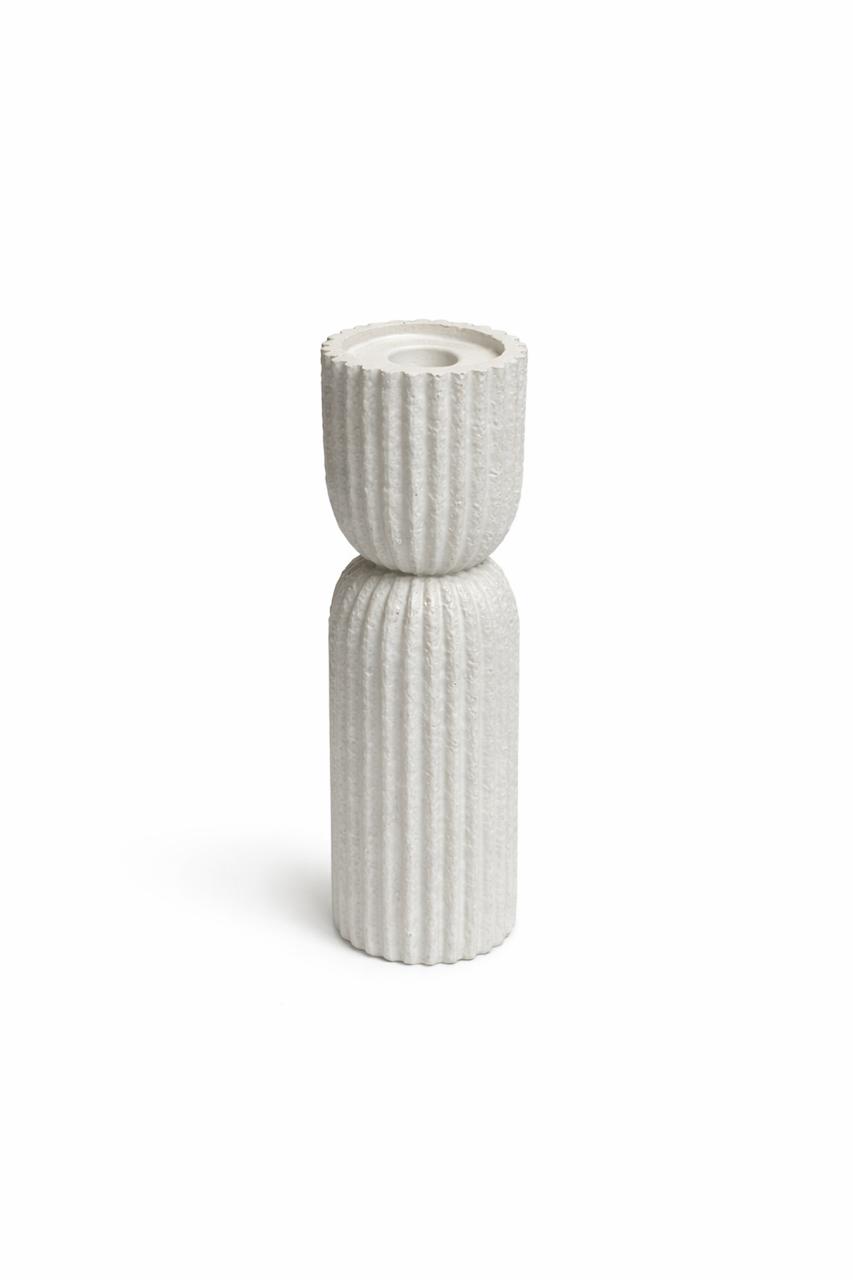 Textured Column Candle Holder (22cm)