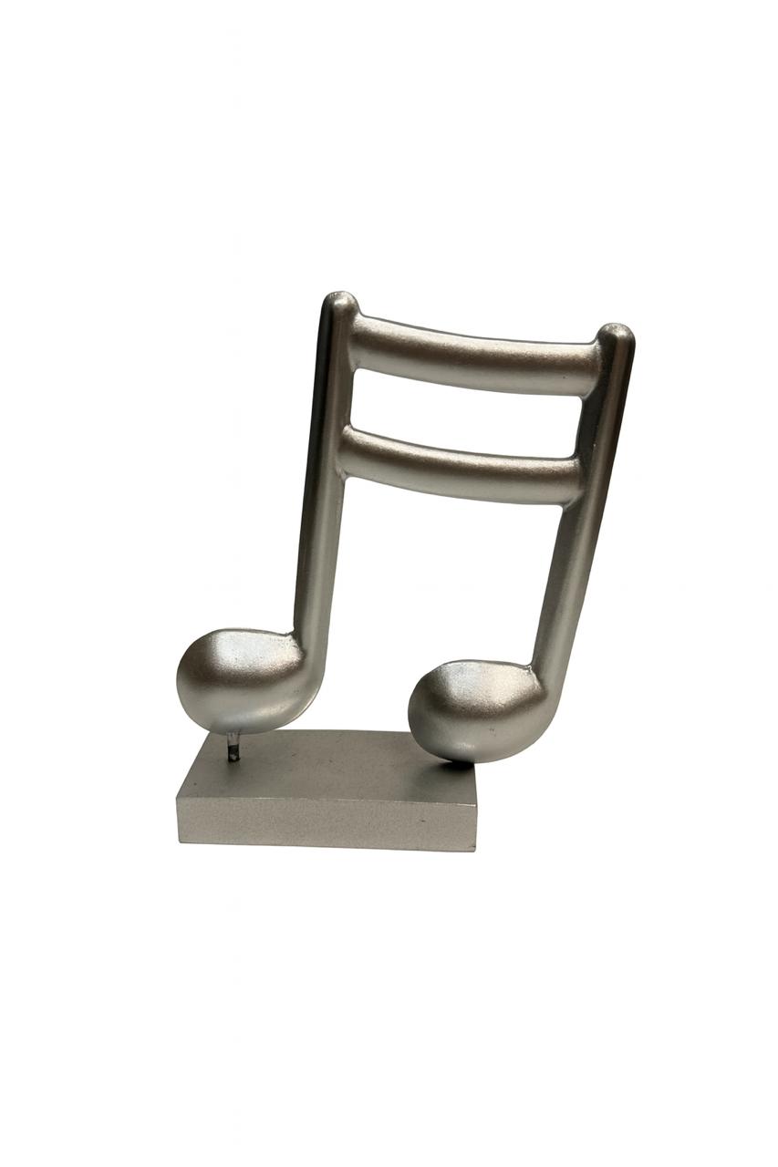 Silver Treble Clef Sculpture (Set of 3)