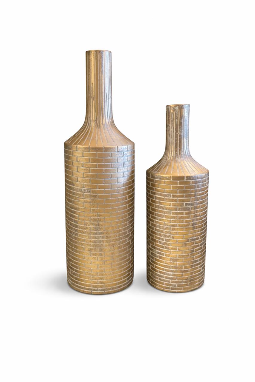 Decorative Textured Vase Set