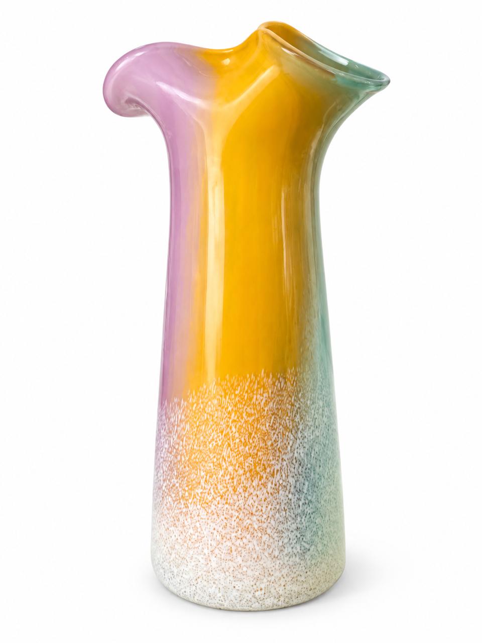 Aurora Multicolor Glass Vase