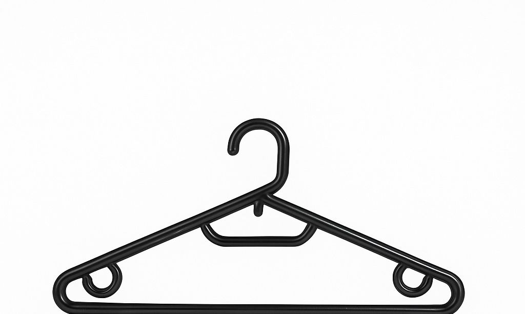 Black Multipurpose Plastic Hanger