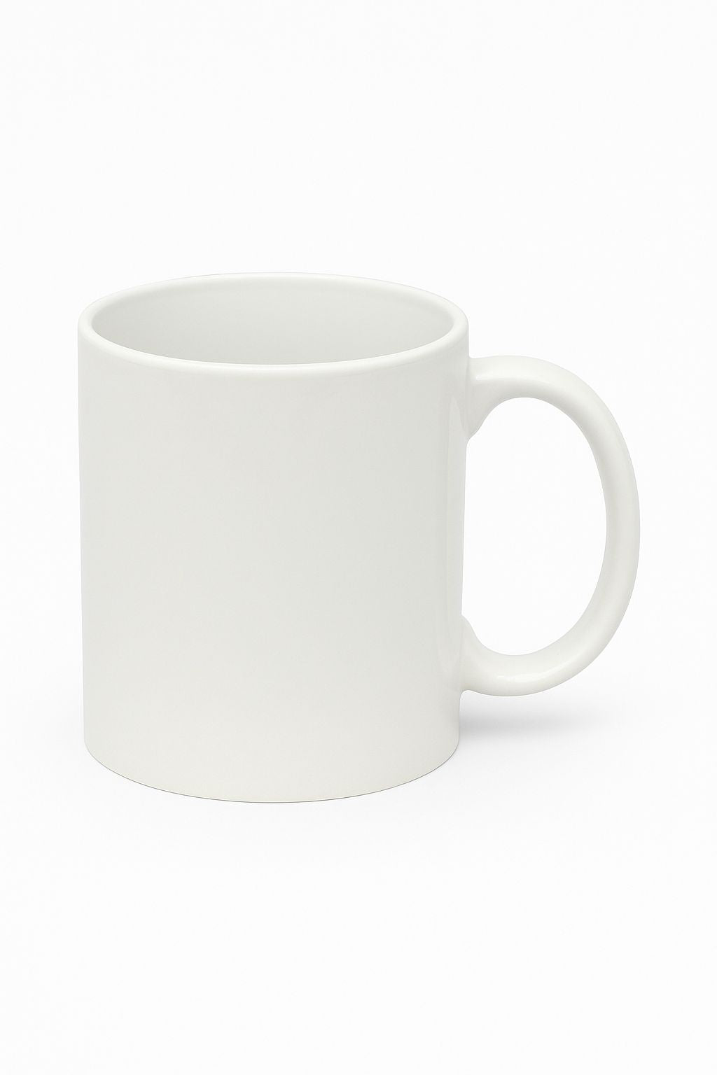 Classic White Porcelain Mug