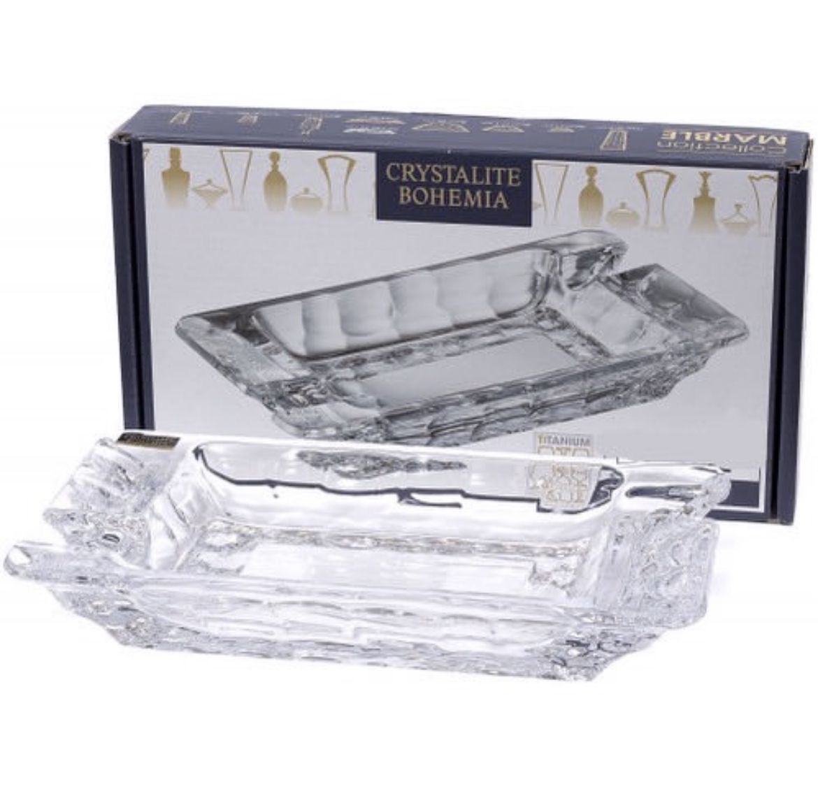 Bohemia Crystal Ashtray – Timeless European Elegance