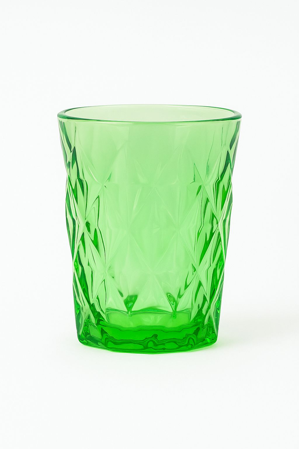 Emerald Prism Glass - Set of 6