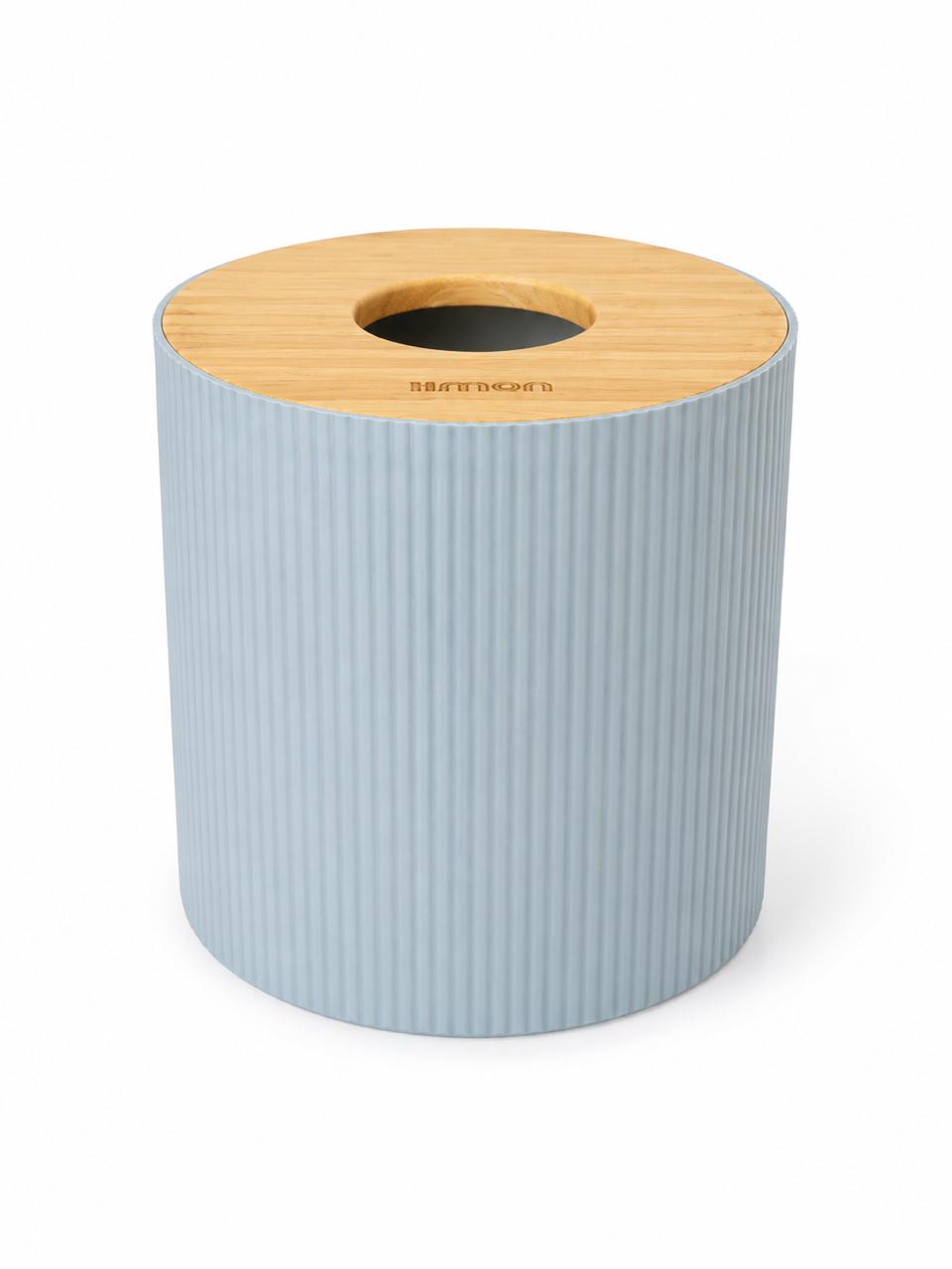 Modern Ribbed Tissue Box Cover