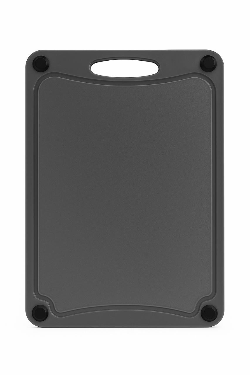 Heavy-Duty Grey Cutting Board – Non-Slip Kitchen Essential