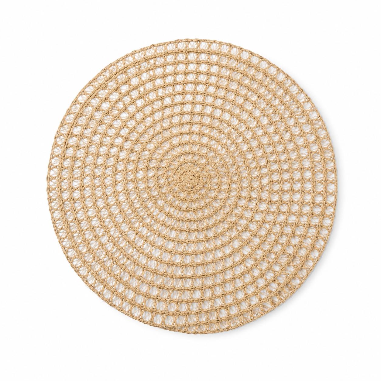 Round Woven Placemat set of 6