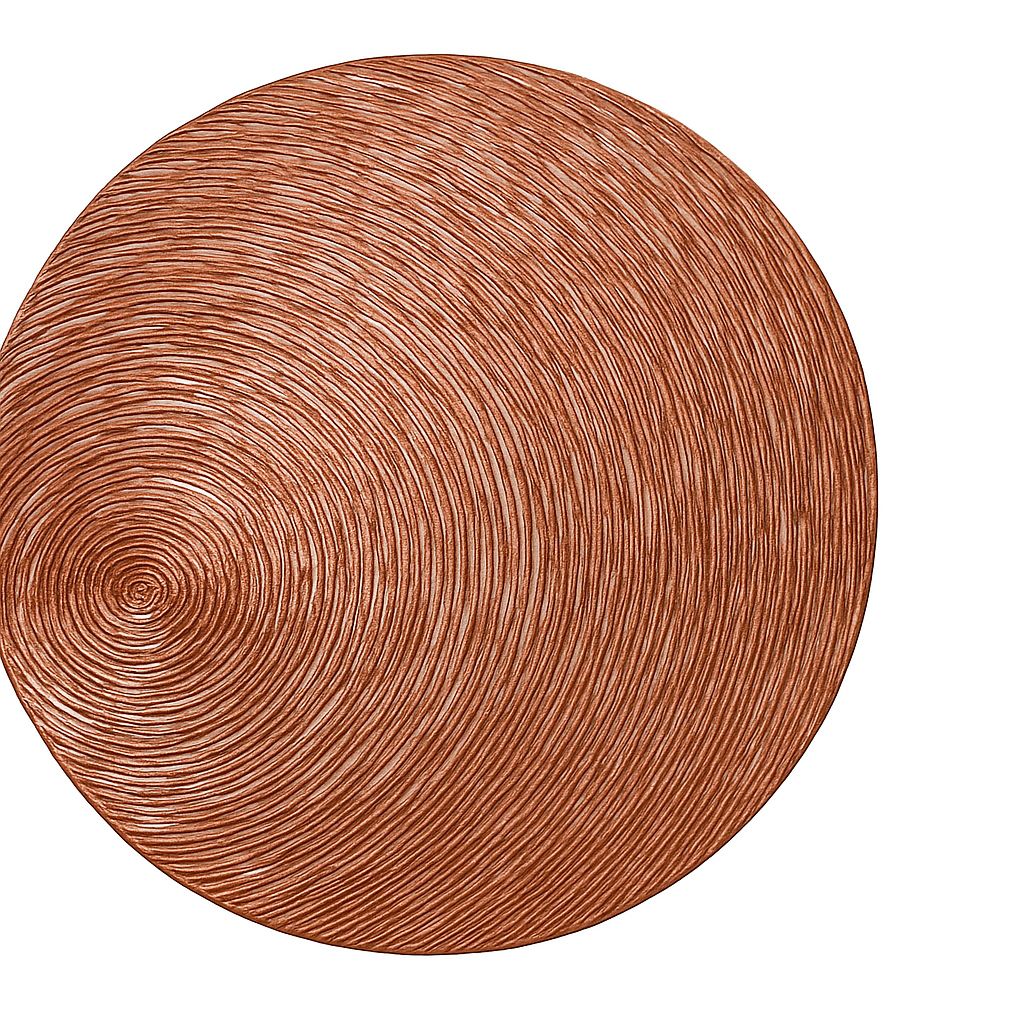Copper Swirl Leather Placemat