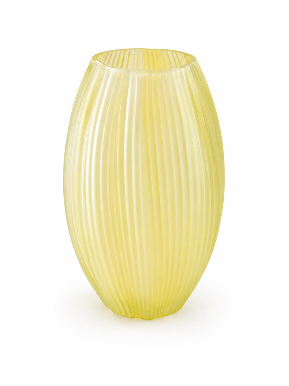 Ribbed Decorative Vase