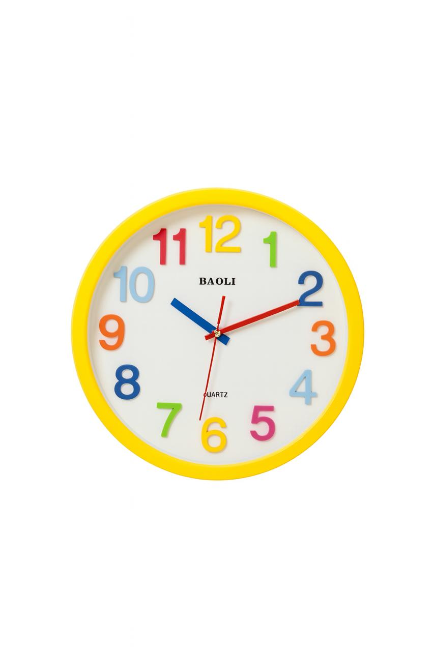 Colorful Wall Clock – Available in Green, Yellow & White