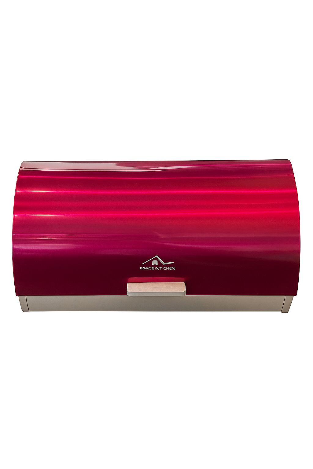 Metallic Red Bread Box