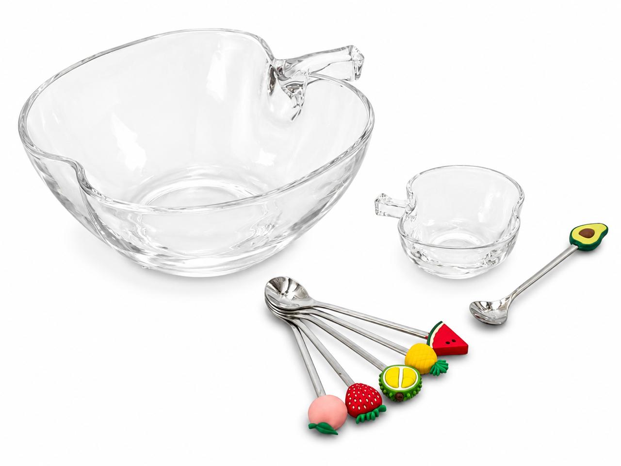 Apple Serving Bowl & Dessert Set Bundle – 13 Pieces