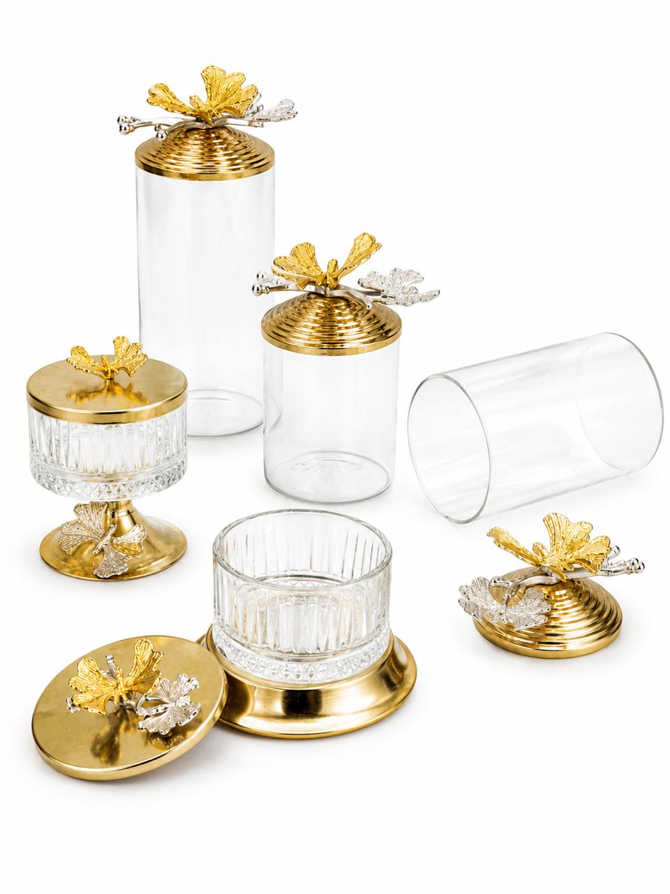 Elegant Storage & Serving Jar Bundle – 5 Pieces