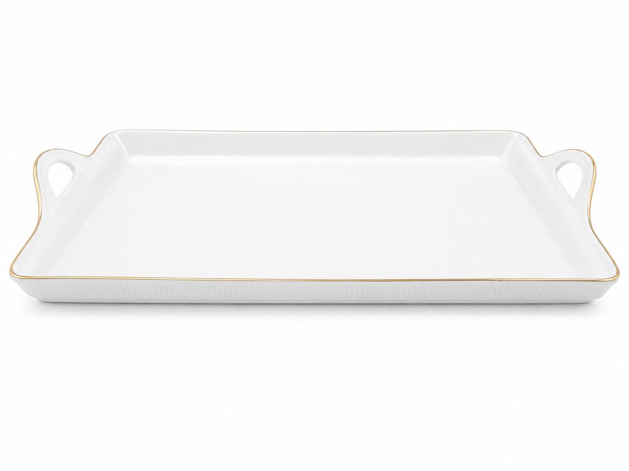 Rectangular Porcelain Serving Tray - 40*26cm