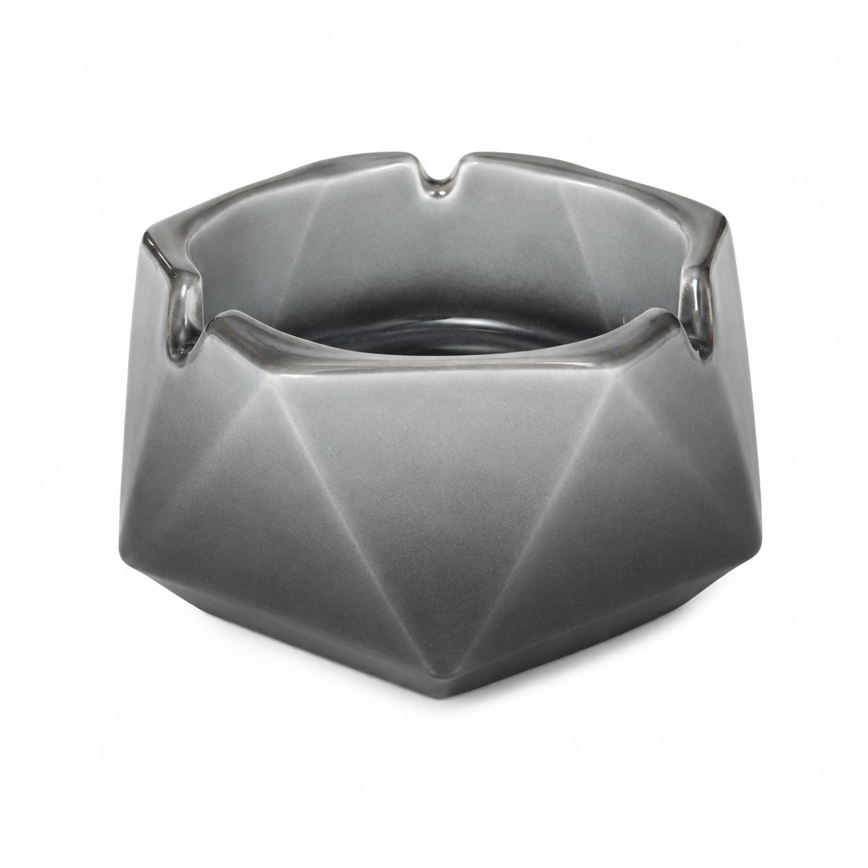 Modern Geometric Ceramic Ashtray
