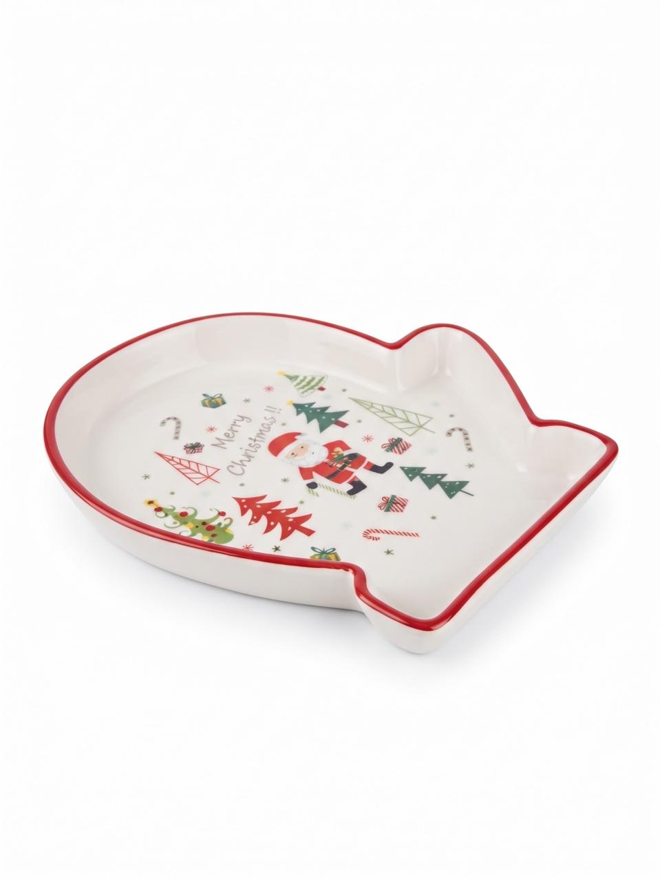 Festive Tray on white background