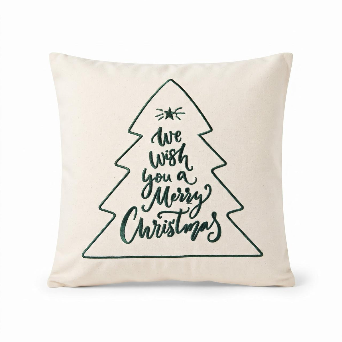 Festive Pillow on white background