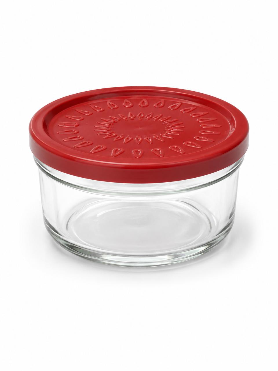 Round Glass Food Storage Container
