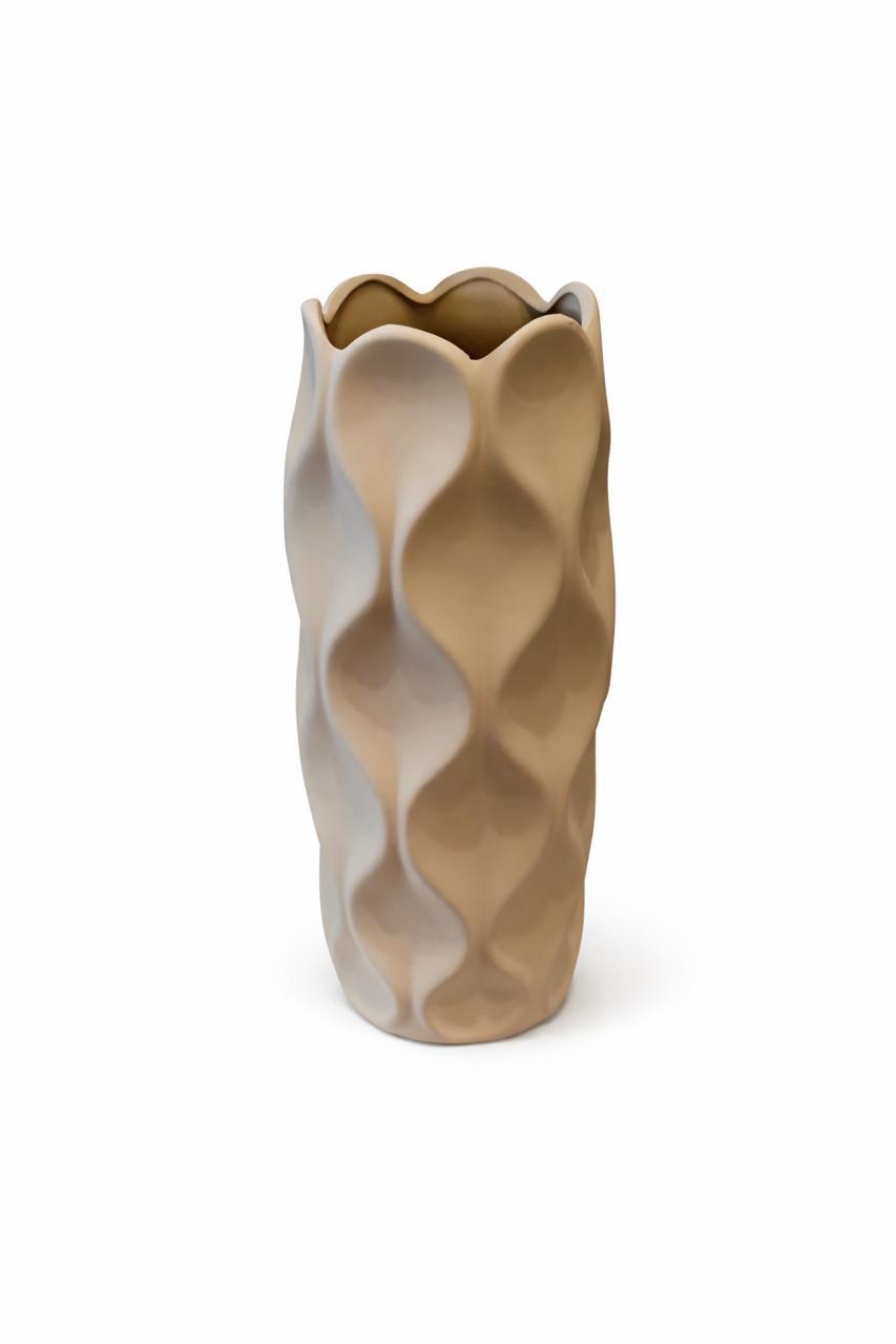 Sculpted Wave Vase