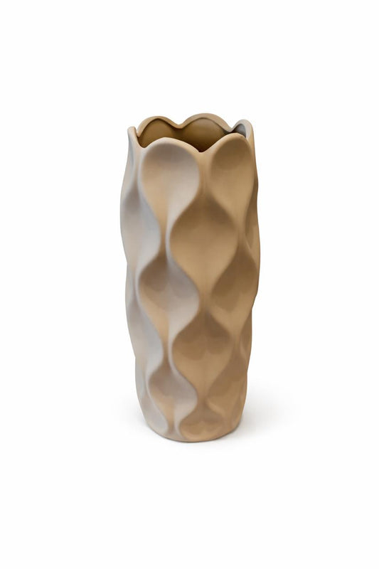 Sculpted Wave Vase