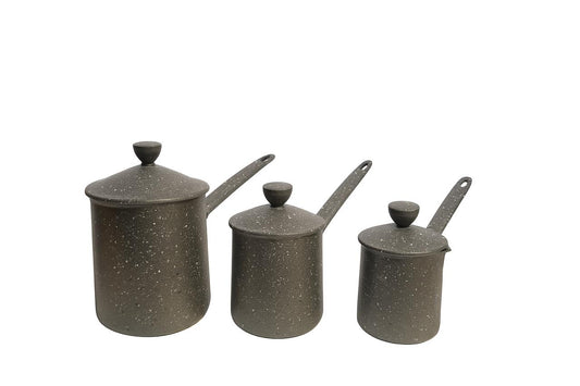 Granite Finish Coffee Pots – Set of 3