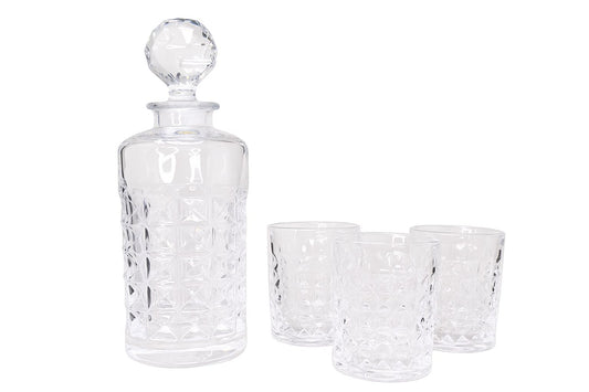 Crystal Whiskey Decanter Set – 6 Pieces