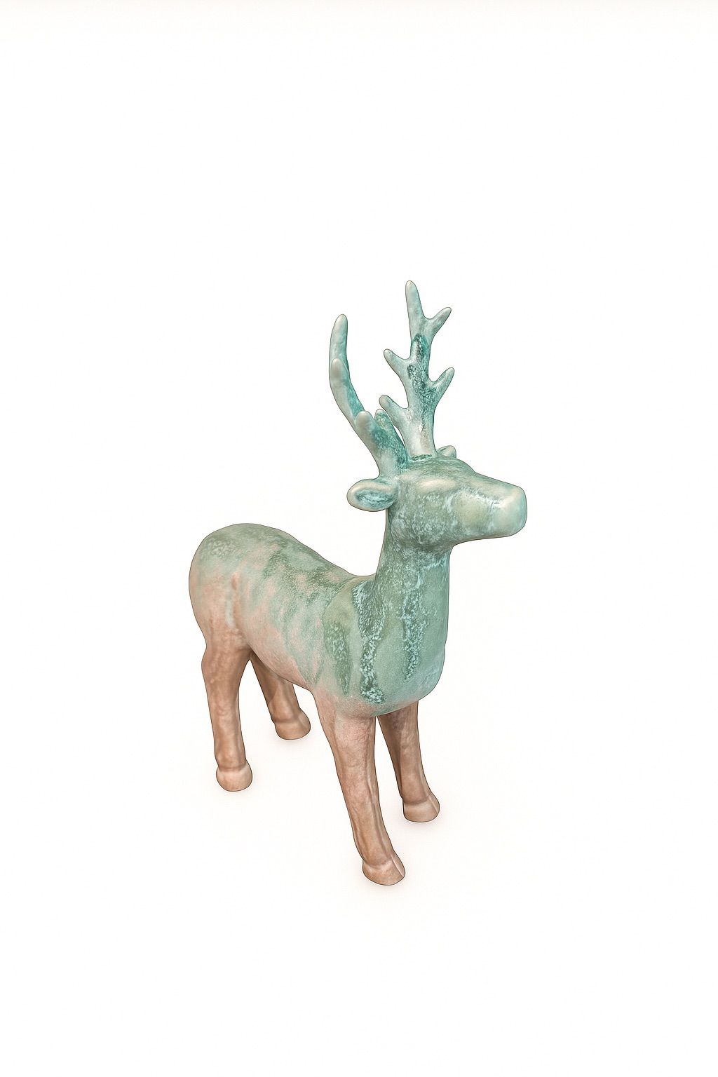 Porcelain Reindeer Figurine