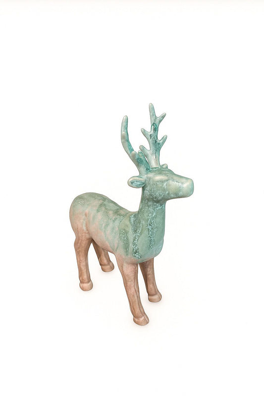 Porcelain Reindeer Figurine
