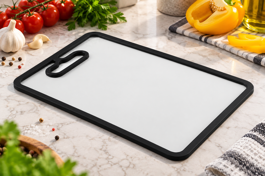 Glass Cutting Board with Handle (38x28cm)