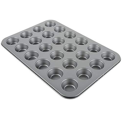 24-Cup Mini Muffin & Cupcake Pan – Non-Stick Carbon Steel