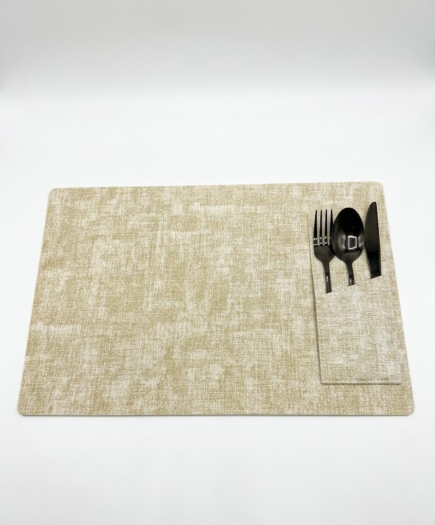 Round Woven Placemat - Set of 6