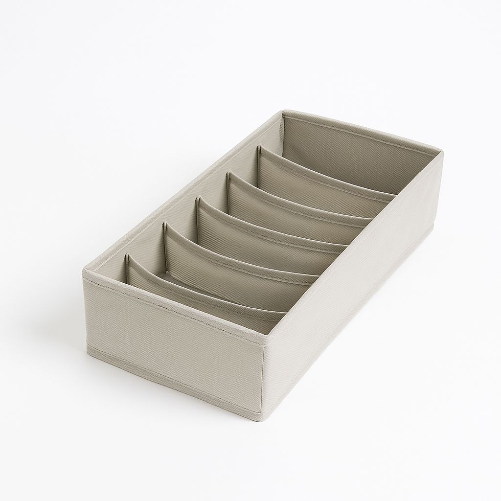 Fabric Drawer Organizer – 6 Compartments
