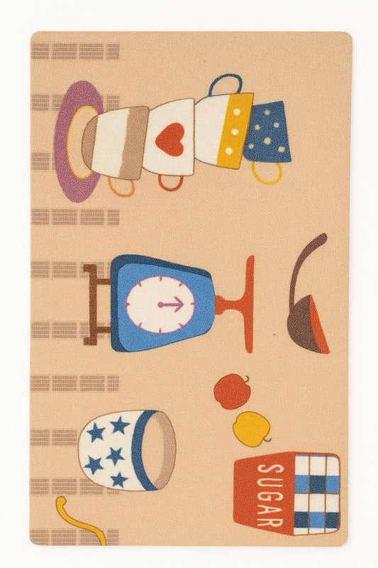 Colorful Coffee & Kitchen Essentials Mat - 45*120