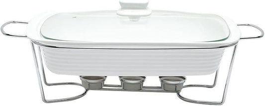 Rectangular Chafing Dish with Stand