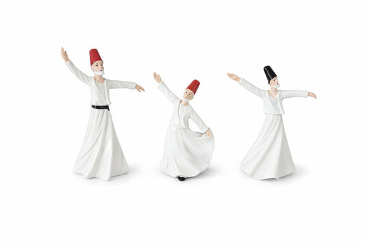 Whirling Dervish Decorative Figurines – Set of 3