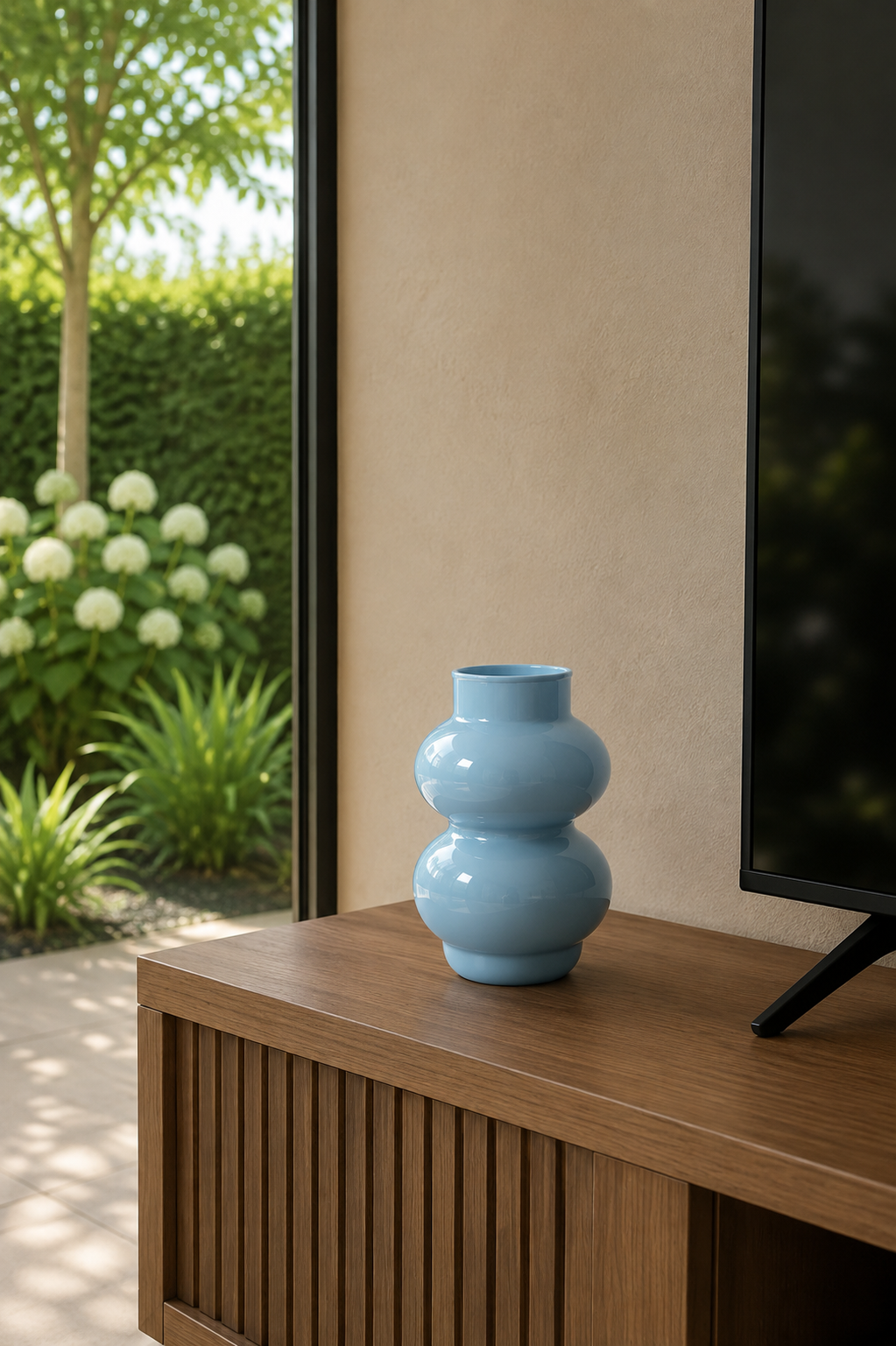 Glossy Bubble Vase – Sky Blue